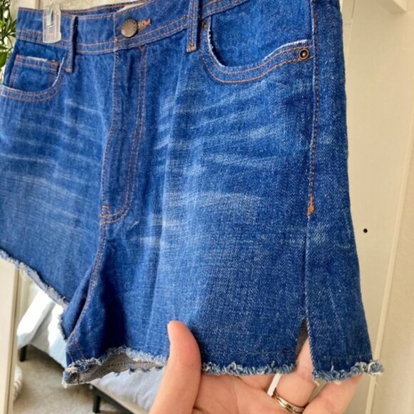 Forever 21 high rise denim cutoff jean shorts size 31 - Picture 9 of 12